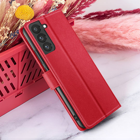 Zanaé Brieftaschenhülle Samsung Galaxy S22 Standriemen Rote