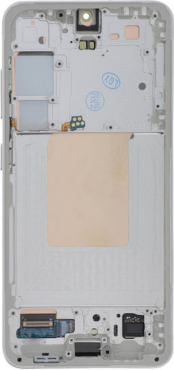 Clappio Complete Oled Replacement Screen Galaxy S24 Chassis Black Silver