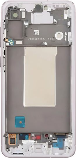 Clappio Komplettbildschirm Galaxy A56 OLED-Panel + Touch-Glas + Rahmen Rosa