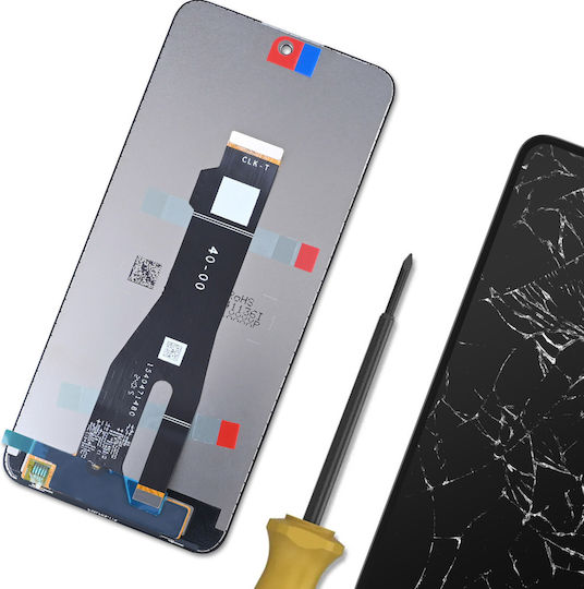 Clappio Komplettes LCD-Display Honor 200 Intelligentes Ersatzteil mit Touch-Glas Schwarz