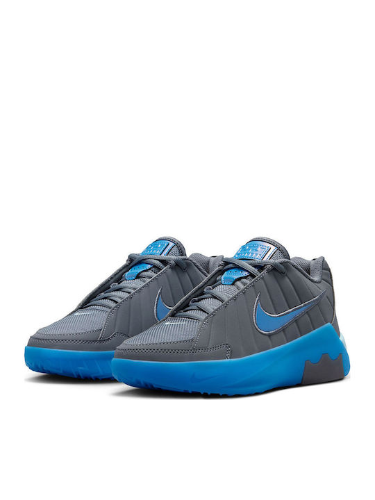 Witness Ix Kinder Sportschuhe Basketball mit Schnürsenkeln Graue