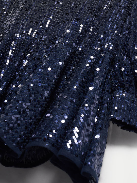 Rochie pentru Copii Mânecă lungă Dark Blue