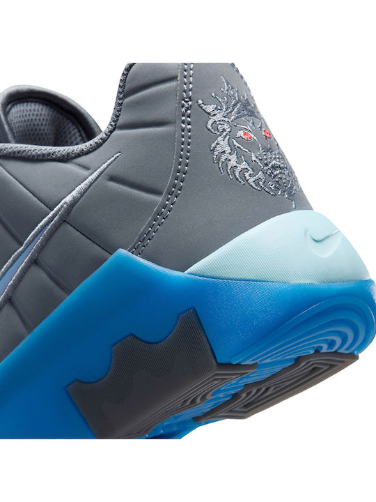 Witness Ix Kinder Sportschuhe Basketball mit Schnürsenkeln Graue