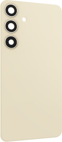 Clappio Replacement Battery Cover Galaxy S24 Integrated Adhesive Beige