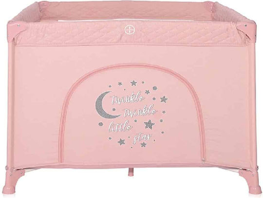 Lorelli Sunny Parc cu Saltea Mellow Rose Star 100x100cm