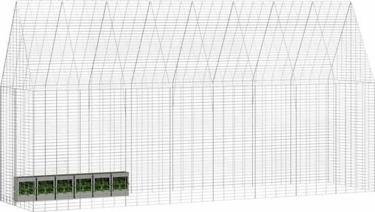 vidaXL Κλουβί Τρωκτικού 400x100x