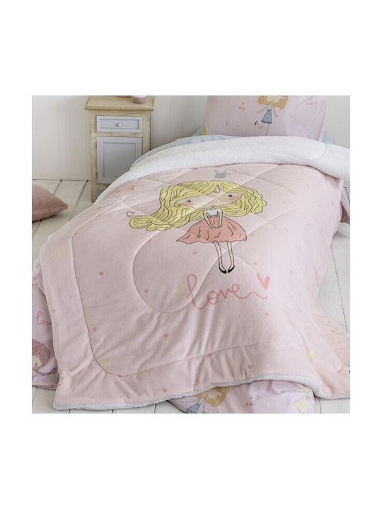 Nima Kinderbettdecke Einzel Pink 160x220cm