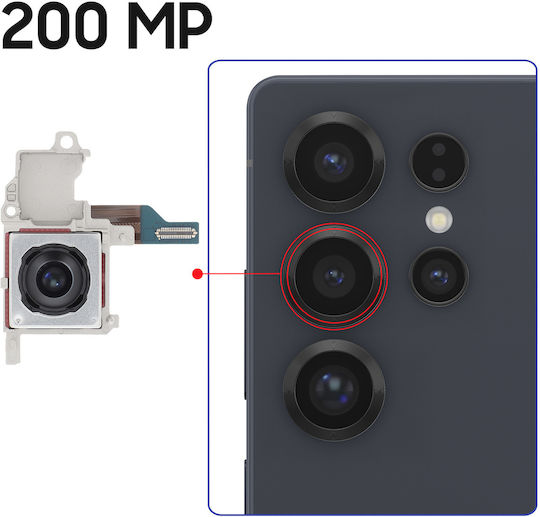 Samsung Original Galaxy S25 Ultra Rear Camera Main Sensor 200mp Service Pack Grey