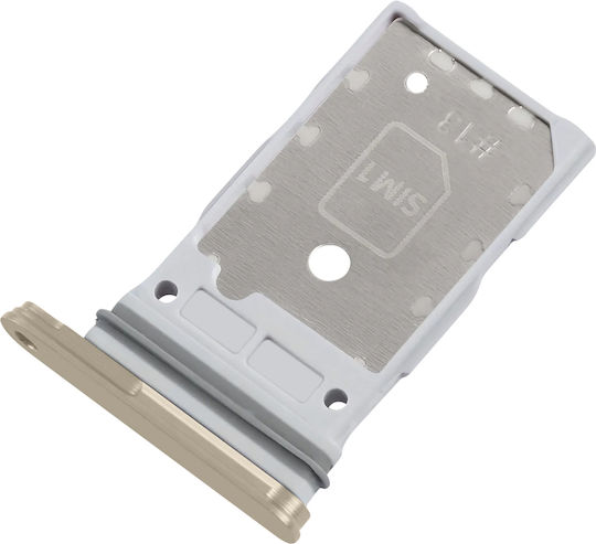 Clappio Handy SIM/SD-Kartenhalter Galaxy S24 S24 Plus Dual Nano SIM Slot Beige