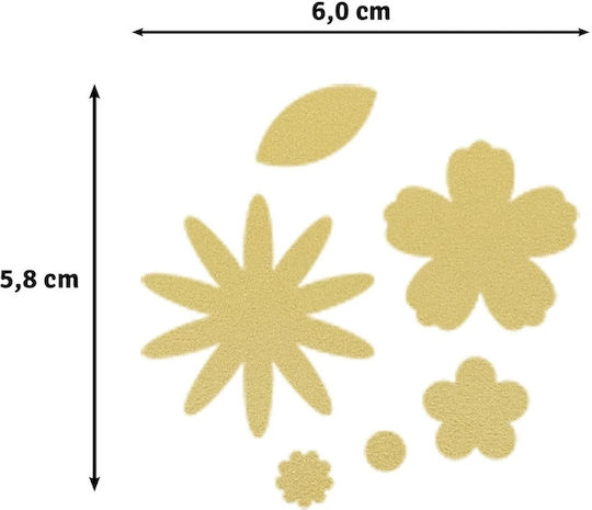 Handstanzen Fiurokóptis Set Blumen