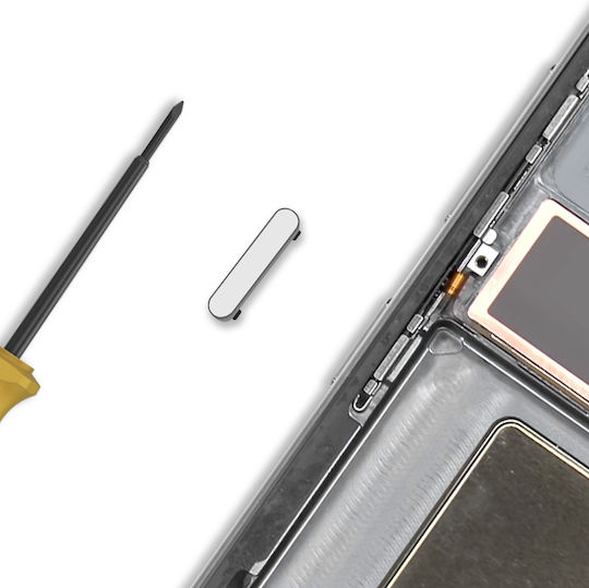 Samsung Ersatzschlüssel für Mobiltelefone Galaxy S25 Ultra Service Pack Silber