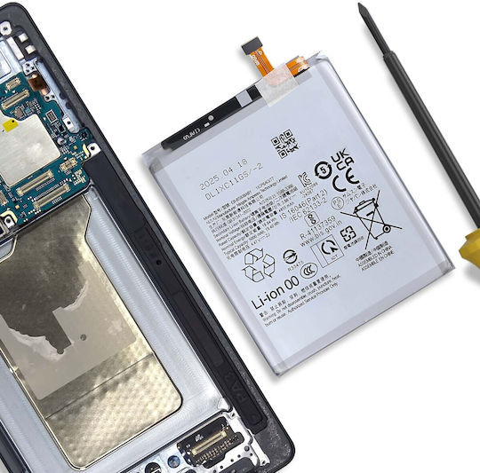 Clappio 5000mAh Li-ion Battery Galaxy S25 Ultra Compatible Eb-bs938abe Grey