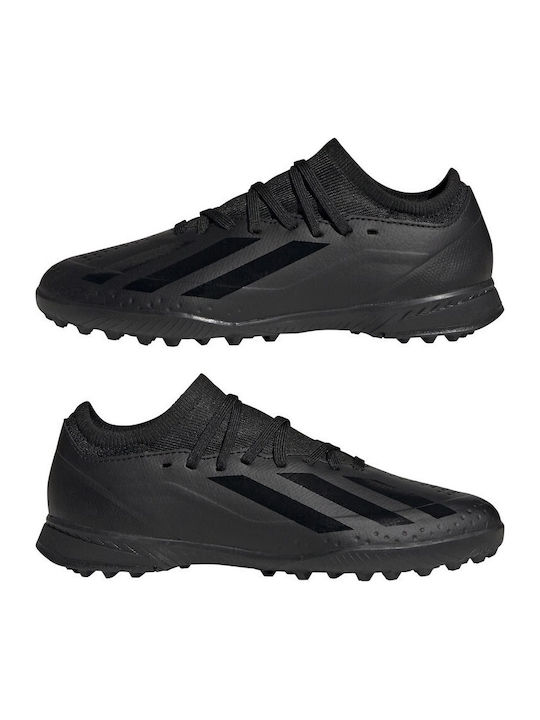 X Crazyfast.3 Kids Turf Soccer Shoes Core Black