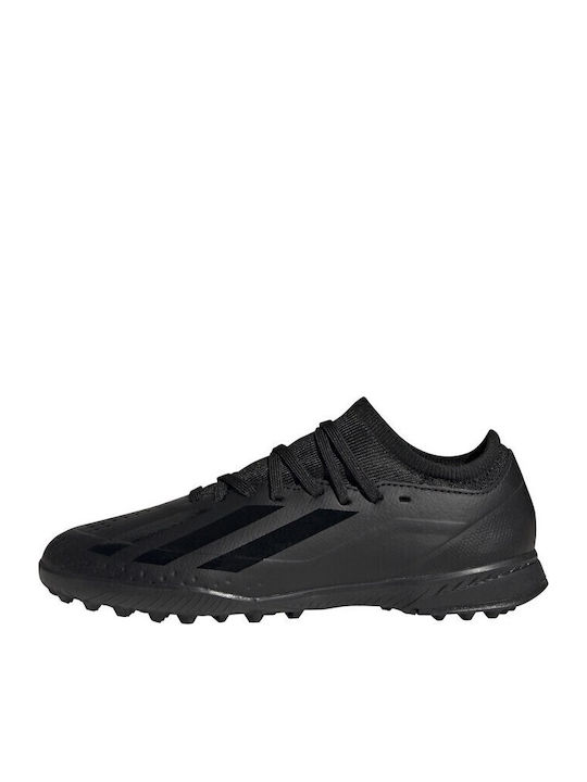 X Crazyfast.3 Kids Turf Soccer Shoes Core Black