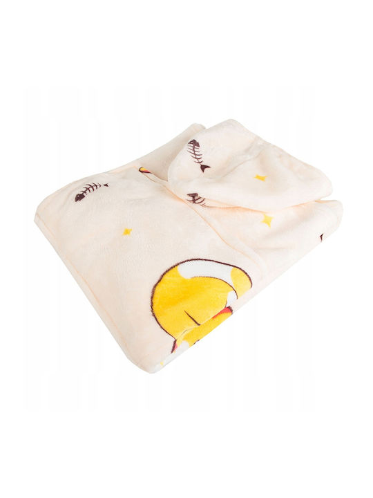 Verk Group Furry Blanket with Sleeves 78x80cm Brown