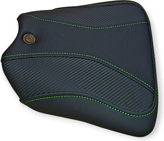Zxr400 Kawasaki Anti-Slip Seat Cover Open Green Stitches Logo