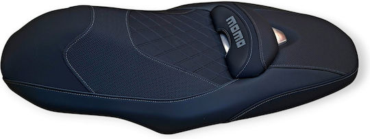 Xmax400 Momo Edition '14 Yamaha Anti-slip Quilted Baklavadoto Seat Cover Grey Stitching Logo