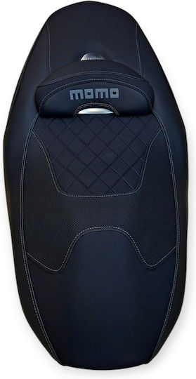 Xmax400 Momo Edition '14 Yamaha Anti-slip Quilted Baklavadoto Seat Cover Grey Stitching Logo