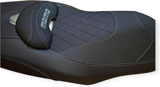 Xmax400 Momo Edition '14 Yamaha Anti-slip Quilted Baklavadoto Seat Cover Grey Stitching Logo