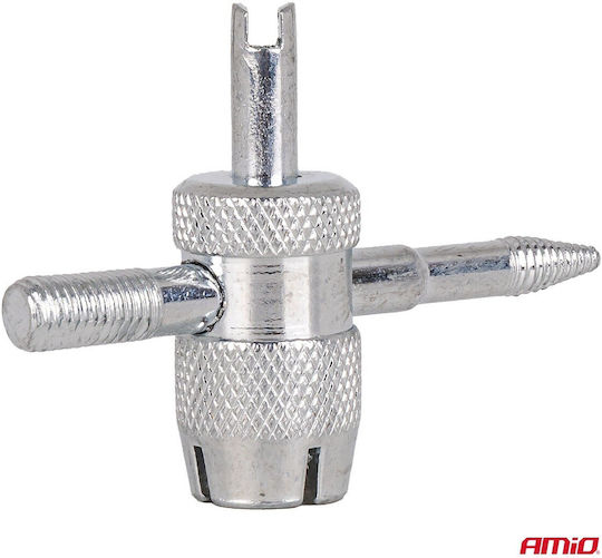 Amio 4-in-1 Tire Valve Multi Tool 4-way Valve Tool – Cars Motorcycles & Bicycles 1 Piece 04471/am 04471/am 04471/am