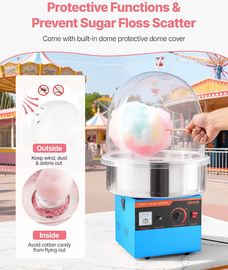 Vevor Candy Floss Maker 33.8cm Pink