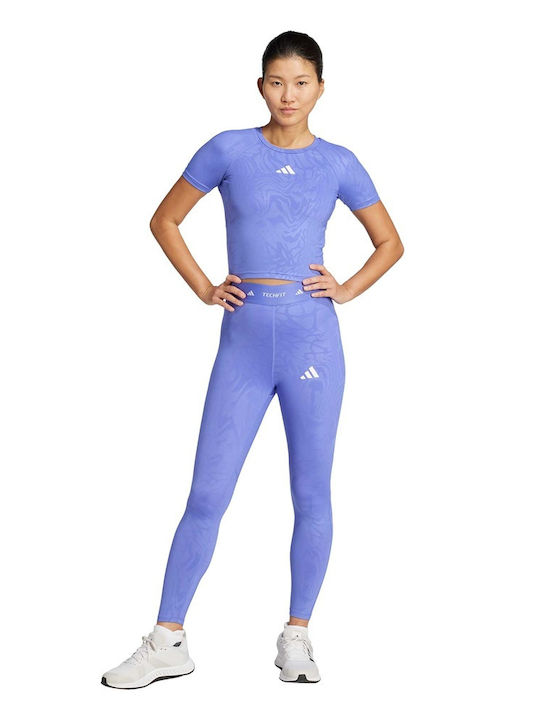 Damen Sportlich T-Shirt Schnell trocknend Blue