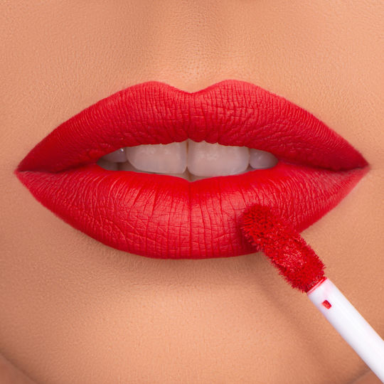 Emmanouela Cosmetics Υγρό Κραγιόν Matte Red Velvet 5ml