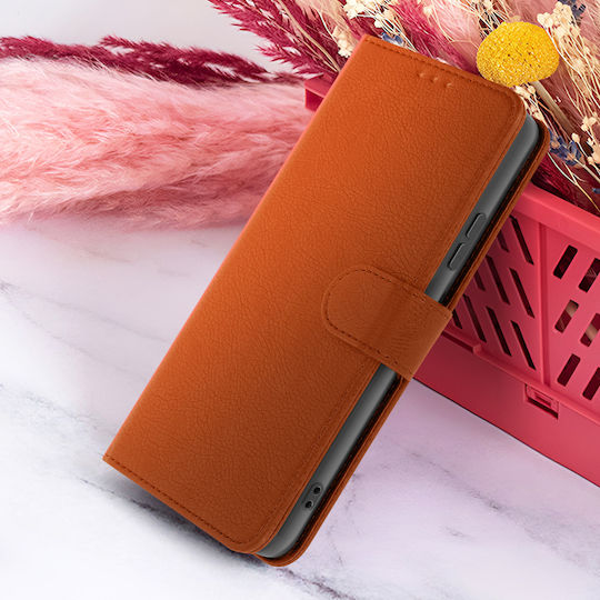 Zanaé Wallet Case Realme C11 Stand Magnetic Tab Brown