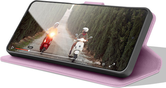 Zanaé Brieftasche Hülle Oppo A96 A76 Stand Magnetischer Reißverschluss Rosa