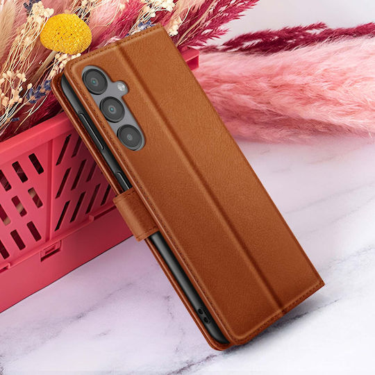Zanaé Brieftasche Hülle Galaxy A16 Standfunktion Magnetischer Reiter Braune