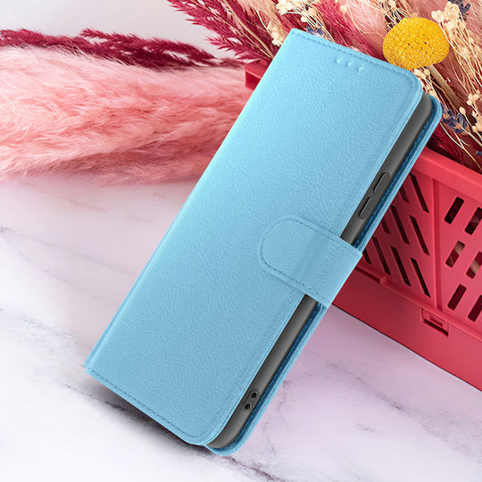 Zanaé Wallet Case Oppo A96 A76 Stand Magnetic Tab Sky Blue