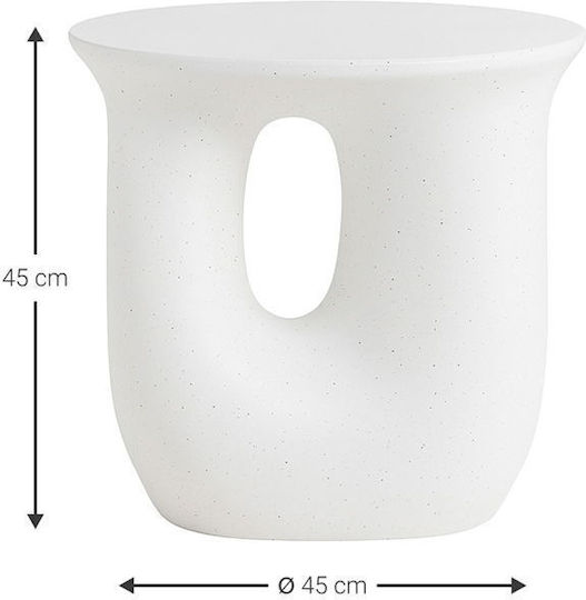 Rundes Beistelltisch Odar Holz Beige M45xB45xH45cm