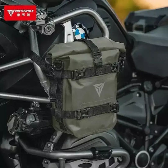 Motowolf MDL0715 Bag for Motorcycle Protection Rails 8lt Khaki