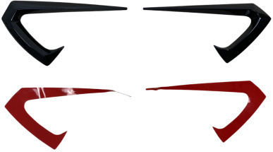 Additional Wings Around Indicators Tesla Model 3 2017-2022 Aero Style Glossy Black