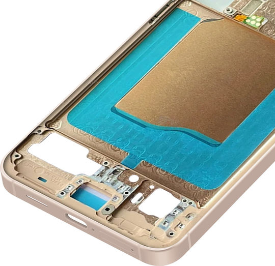 Clappio Cadru Central Părți De Mijloc Pentru Telefoane Mobile Galaxy S25 Rose Gold