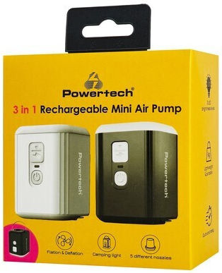 Powertech Wiederaufladbare Elektrische Pumpe für Aufblasbares Schwarze