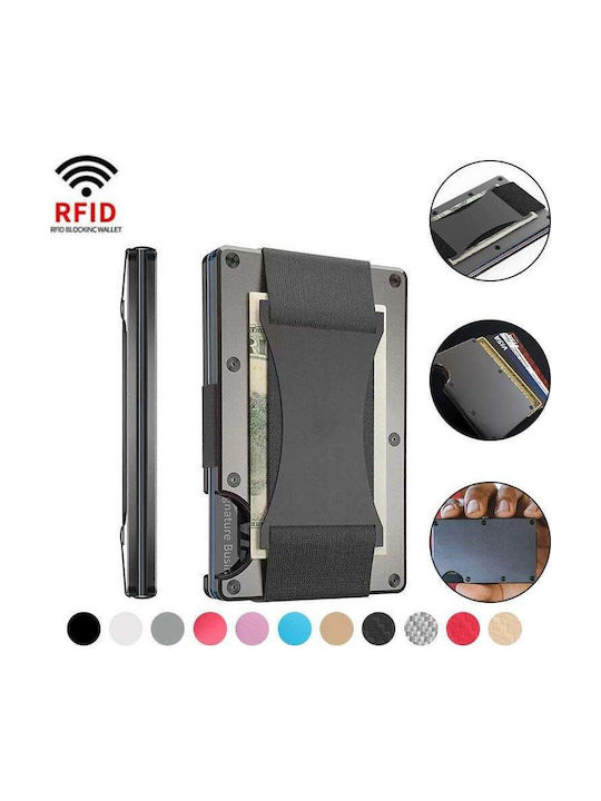 Portofel bărbătesc Cărți cu RFID Negru