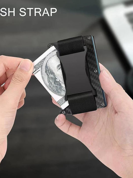 Мъжки Портфейл Карти с RFID Черен