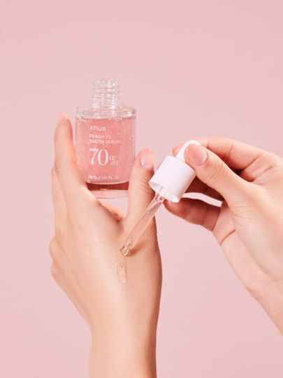 Anua Peach 70 Niacin Anti-aging Serum Face with Niacinamide & Hyaluronic Acid 30ml