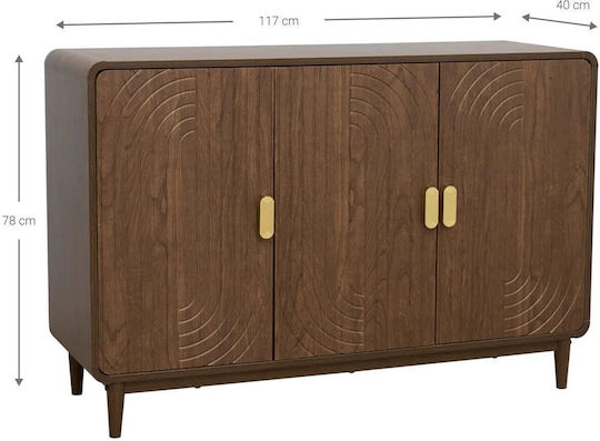 Μπουφές Consort Καφέ 117x40x78cm
