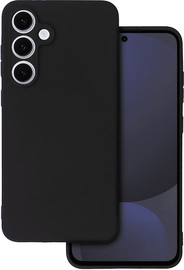 Matt Задна корица Силикон Черен (Galaxy S24 FE)