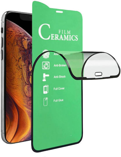 Techwave 5D Закалено стъкло за цялото лице Черен (Galaxy S21 FE 5G)