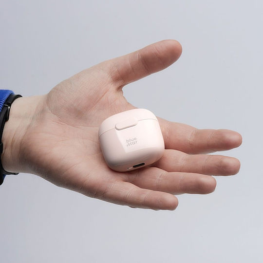 Blue Star FI7 In-Ear Bluetooth-Freisprecheinrichtung Kopfhörer mit Ladeetui Rosa