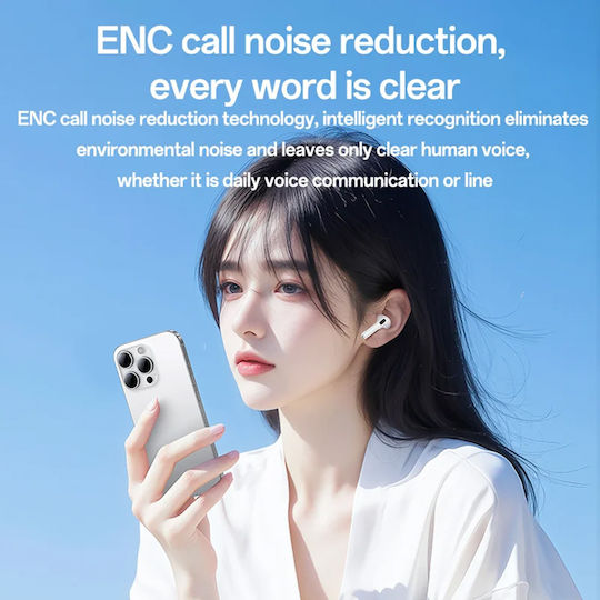Yesido TWS31 Earbud Bluetooth Handsfree Ακουστικά με Θήκη Φόρτισης Λευκά