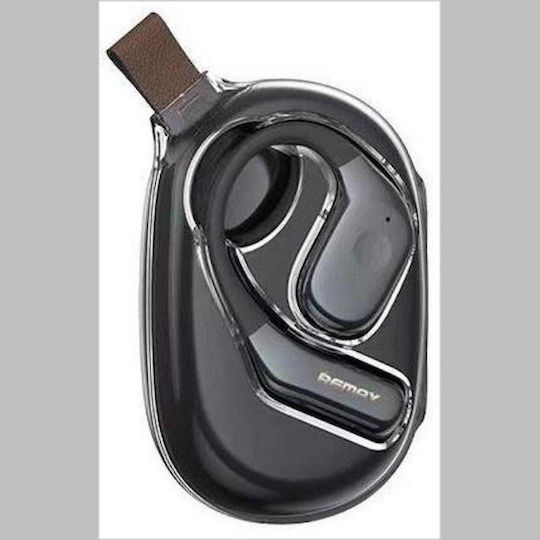 Remax OpenBuds P10 Bluetooth Handsfree Ακουστικά με Αντοχή στον Ιδρώτα και Θήκη Φόρτισης Μαύρα