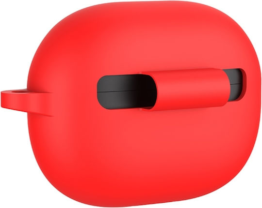 Lite Case Silicone with Hook in Pink color for Redmi Buds 3 Lite