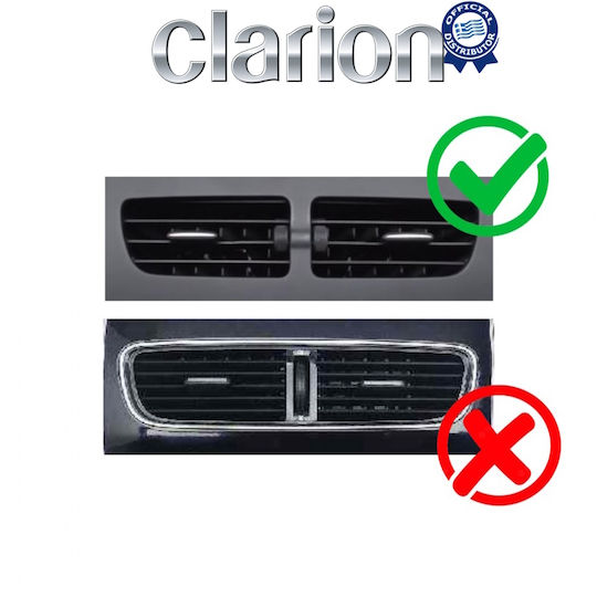 Clarion Auto-Audiosystem für Renault Clio 2012 > 2015 (Bluetooth/USB/WiFi/GPS/Apple-Carplay/Android-Auto)