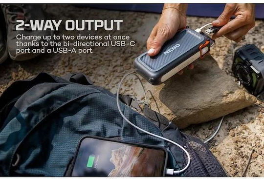Nebo Rambler Power Bank 20000mAh с USB-A порт и USB-C порт Черен