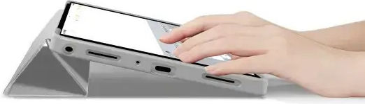 Tech-Protect Smartcase Klappdeckel Gray (Galaxy Tab A9+ Plus, Galaxy Tab A11+ Plus)