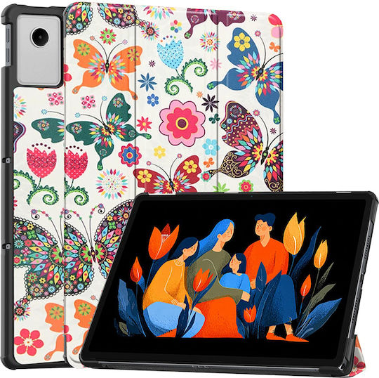 Techsuit Flip Cover Πολύχρωμη (Lenovo Tab Plus)